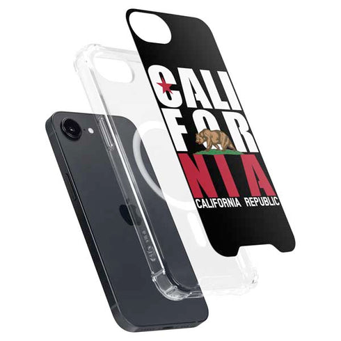 California Black Block iPhone 16e MagSafe Case