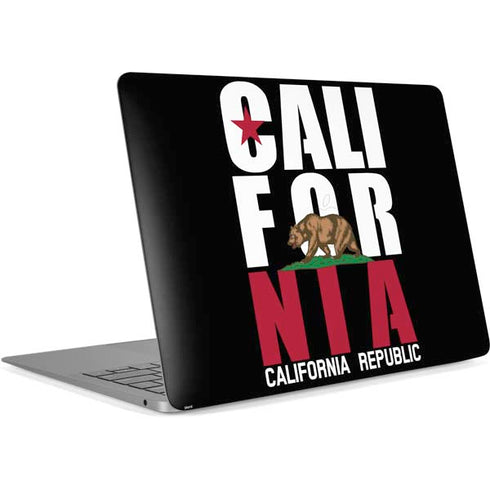 California Black Block Apple MacBook Air Skin