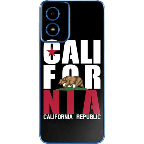California Black Block Moto G Play 4G (2024) Skin