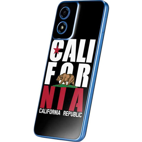 California Black Block Moto G Play 4G (2024) Skin