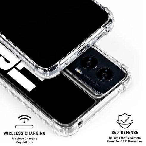 California Black Block Moto G Power 5G (2024) Clear Case