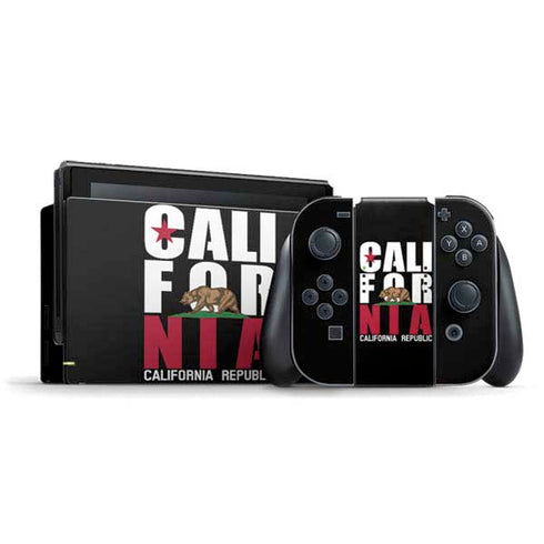 California Black Block Nintendo Skins