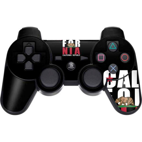 California Black Block PS3 Dual Shock wireless controller Skin