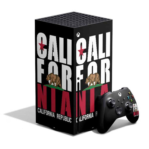 California Black Block Xbox Series X Skins