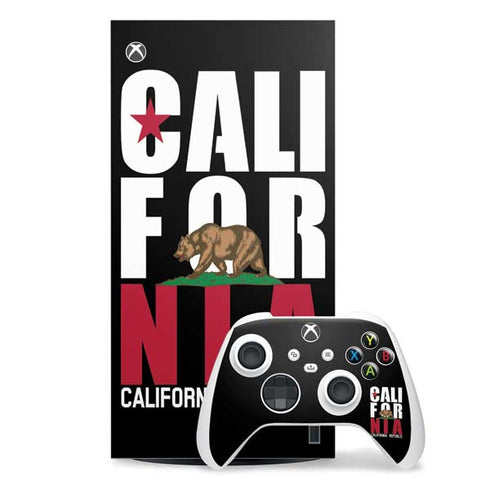 California Black Block Xbox Series X Skins