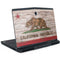 California Flag Dark Wood Dell Alienware Skin