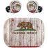 California Flag Dark Wood Amazon Echo Buds Skin