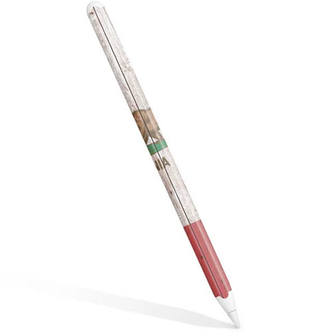 California Flag Dark Wood Apple Pencil (2nd Gen 2019) Skin