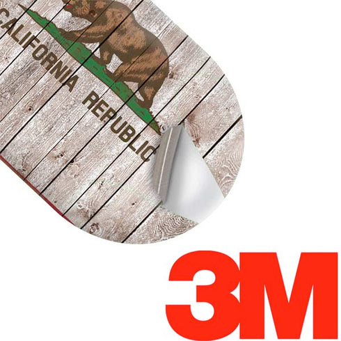 California Flag Dark Wood Galaxy Buds Plus Skin