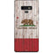 California Flag Dark Wood Galaxy Note 9 Skin
