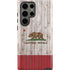 California Flag Dark Wood Galaxy S23 Ultra Pro Case