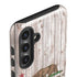 California Flag Dark Wood Galaxy S25 Impact Case