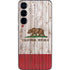 California Flag Dark Wood Galaxy S24 Plus Skin