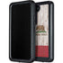 California Flag Dark Wood Galaxy S24 Plus Waterproof Case