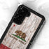 California Flag Dark Wood Galaxy S24 Plus Waterproof Case