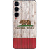 California Flag Dark Wood Galaxy S24 Skin