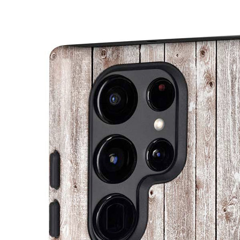California Flag Dark Wood Galaxy S25 Ultra Impact Case