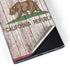 California Flag Dark Wood Galaxy S24 Ultra Skin