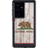 California Flag Dark Wood Galaxy S24 Ultra Waterproof Case