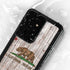 California Flag Dark Wood Galaxy S24 Ultra Waterproof Case