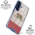 California Flag Dark Wood Galaxy S25 Clear Case