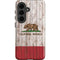 California Flag Dark Wood Galaxy S26 Impact Case
