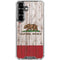 California Flag Dark Wood Galaxy S26 Plus Clear Case