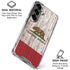 California Flag Dark Wood Galaxy S26 Plus Clear Case