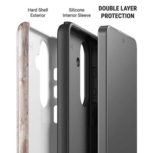 California Flag Dark Wood Galaxy S26 Plus Impact Case