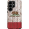 California Flag Dark Wood Galaxy S26 Ultra Impact Case