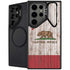 California Flag Dark Wood Galaxy S26 Ultra Kickstand Case