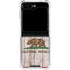 California Flag Dark Wood Galaxy Z Flip6 Clear Case