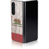 California Flag Dark Wood Galaxy Z Fold5 5G Skin