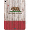 California Flag Dark Wood Apple iPad Air Skin