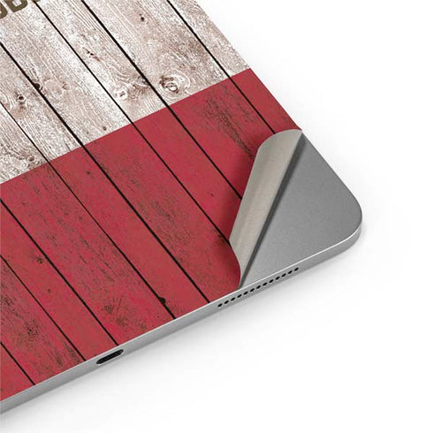 California Flag Dark Wood Apple iPad Air Skin