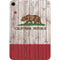 California Flag Dark Wood Apple iPad Mini Skin