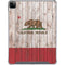 California Flag Dark Wood iPad Cases