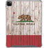 California Flag Dark Wood iPad Cases
