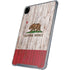 California Flag Dark Wood iPad Cases