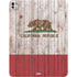California Flag Dark Wood iPad Pro 13in M4 (2024) Skin