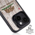 California Flag Dark Wood iPhone 14 Plus Kickstand Case