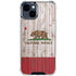 California Flag Dark Wood iPhone 15 Clear Case