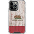 California Flag Dark Wood iPhone 16 Pro Clear Case