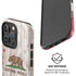 California Flag Dark Wood iPhone 16 Pro Magsafe Impact Case