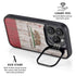 California Flag Dark Wood iPhone 16 Pro Max Kickstand Case