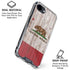 California Flag Dark Wood iPhone 16e Clear Case