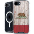 California Flag Dark Wood iPhone 16e MagSafe Case
