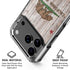 California Flag Dark Wood iPhone 18 Pro Clear Case