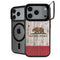 California Flag Dark Wood iPhone 18 Pro Max Kickstand Case
