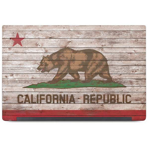 California Flag Dark Wood Dell Latitude Skin